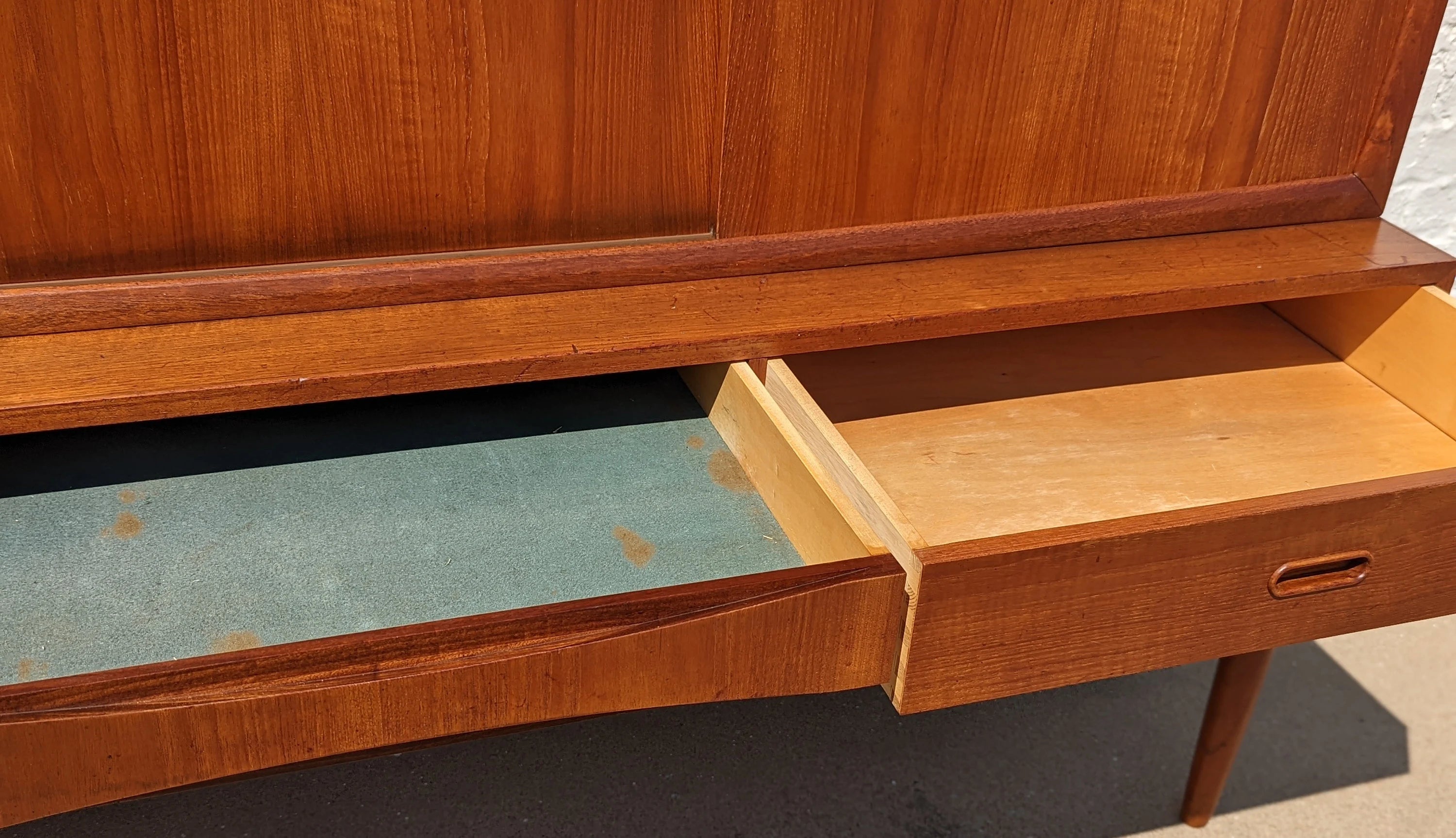 Mid Century Danish Modern Teak Cocktail Cabinet