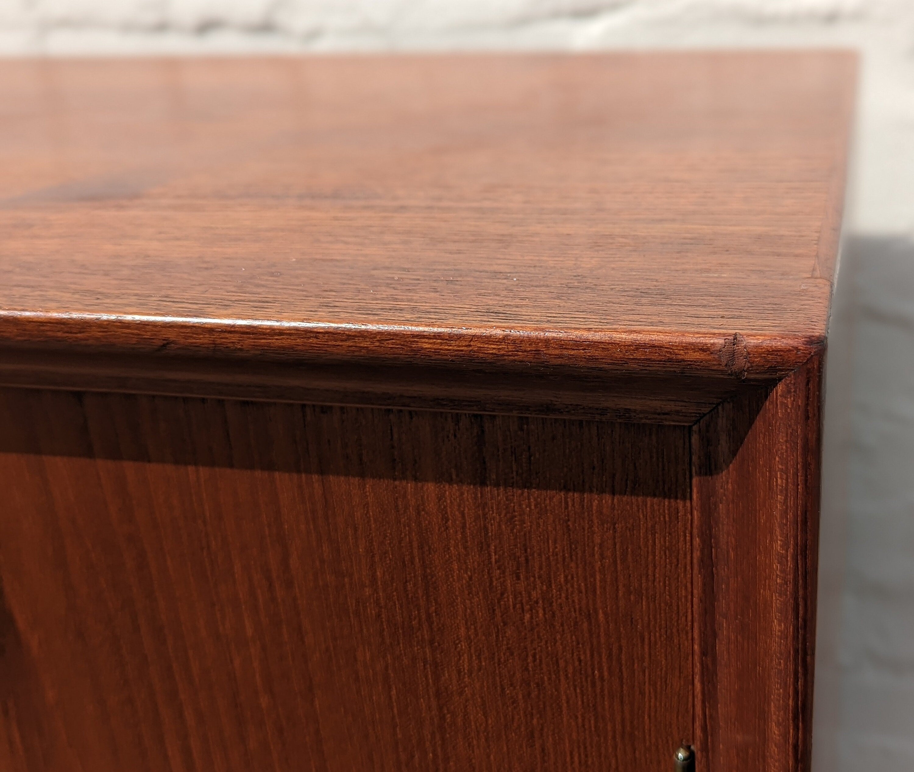 Mid Century Danish Modern Teak Highboard Cabinet