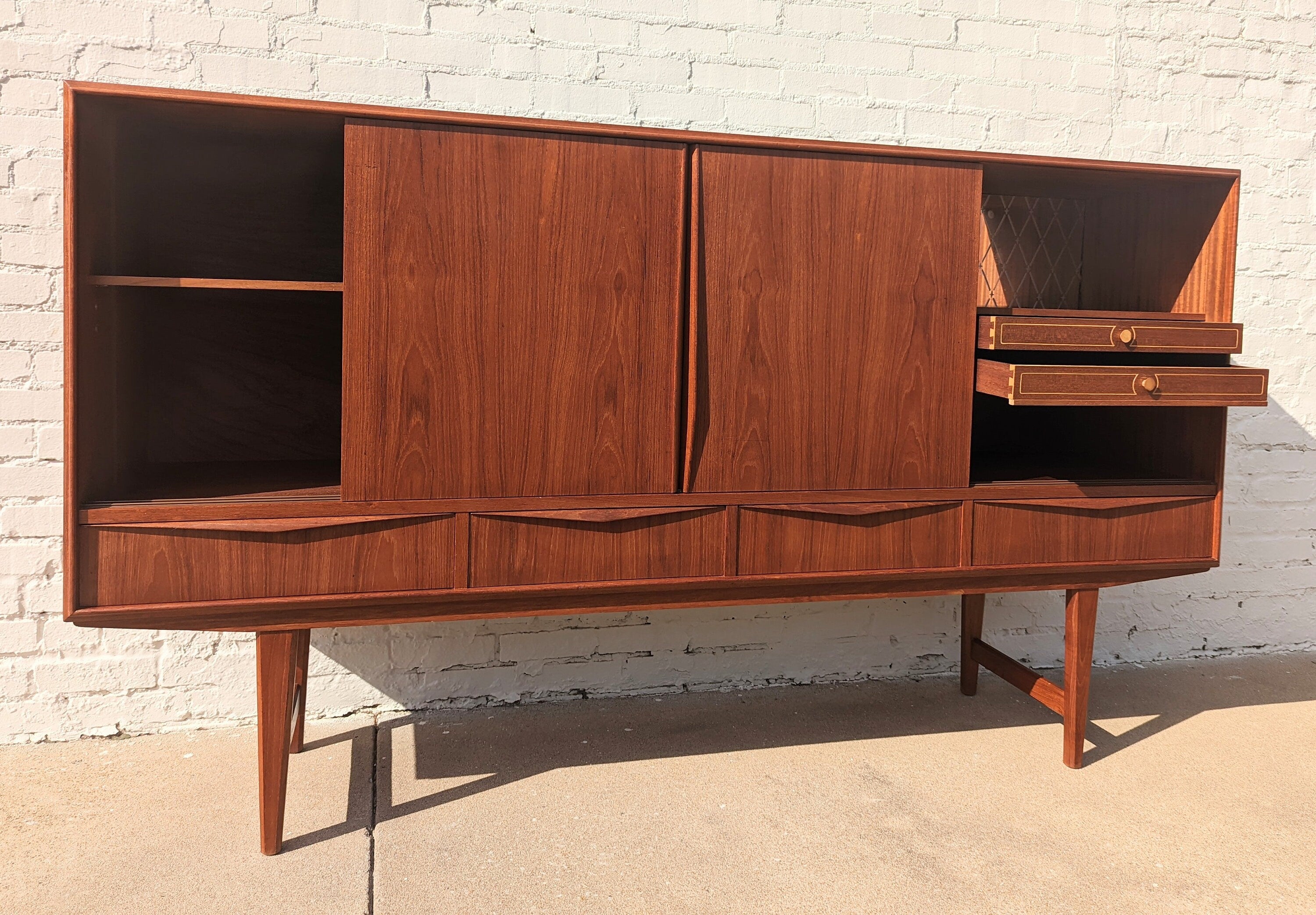 Mid Century Danish Modern Teak Cabinet