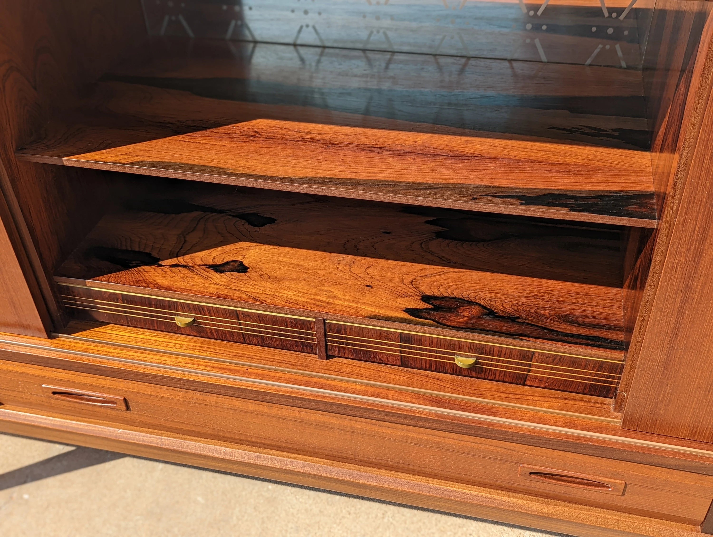 Mid Century French Modern Lacquered Sideboard