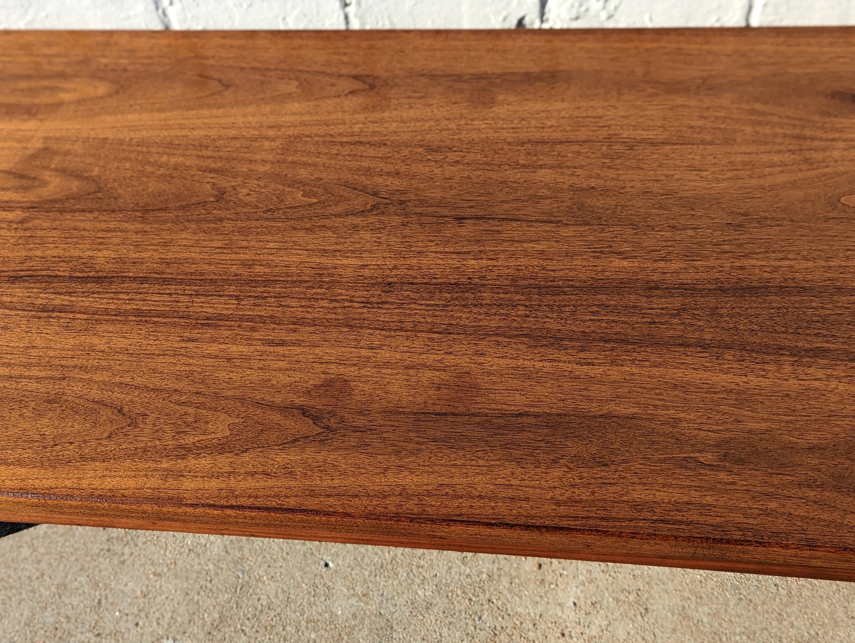 Mid Century Modern Jens Risom Walnut Coffee Table