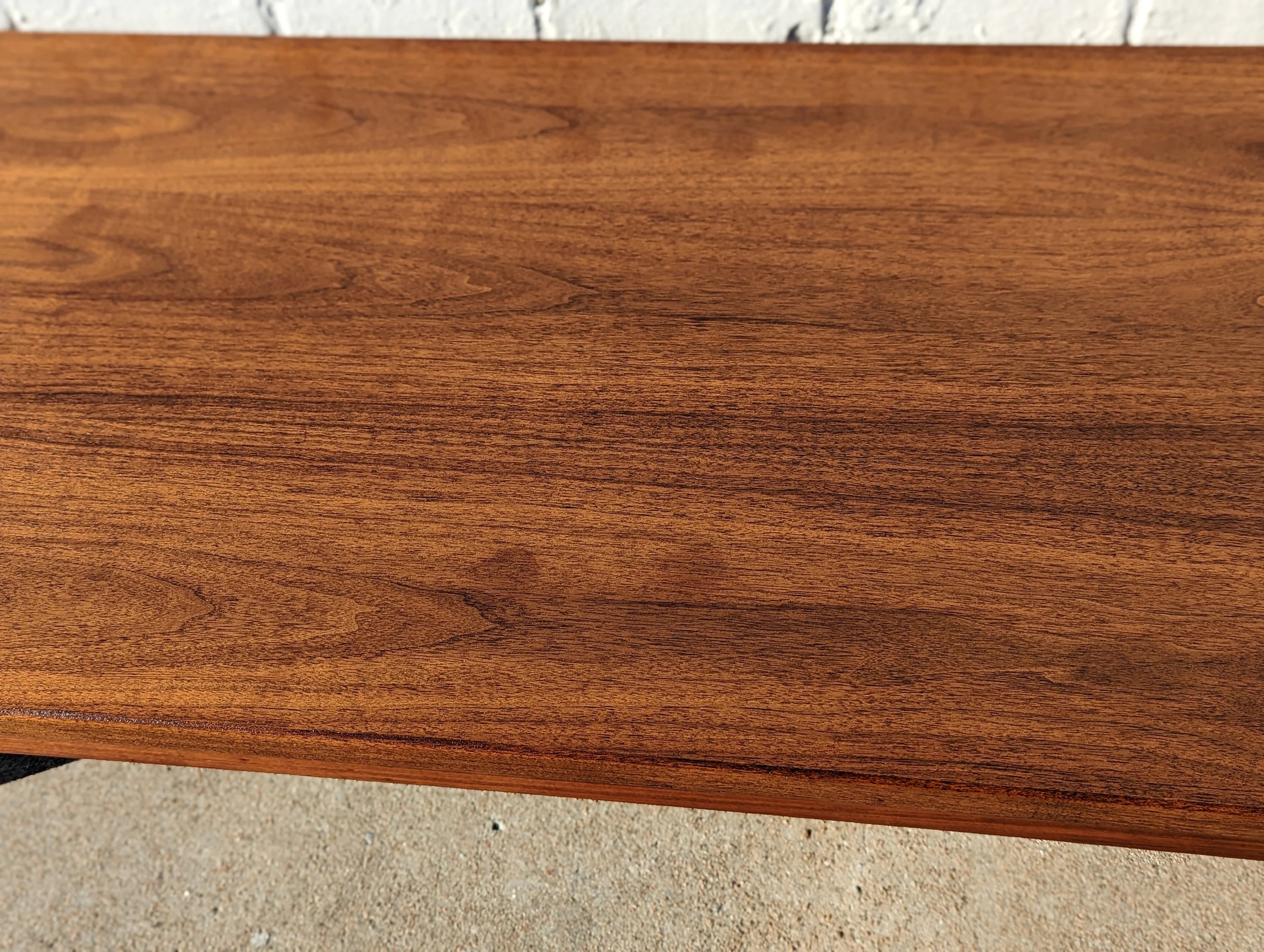 Mid Century Modern Jens Risom Walnut Coffee Table