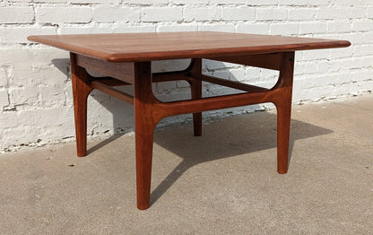 Mid Century Danish Modern Teak Coffee Table by Trioh