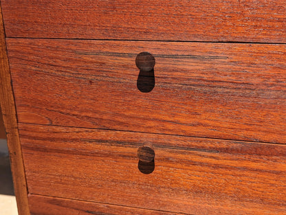 Mid Century Danish Modern Teak Double Sided Desk