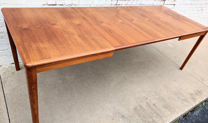 Mid Century Modern Bramin Teak Dining Table and Four Chairs