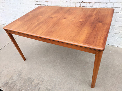 Mid Century Modern Bramin Teak Dining Table and Four Chairs