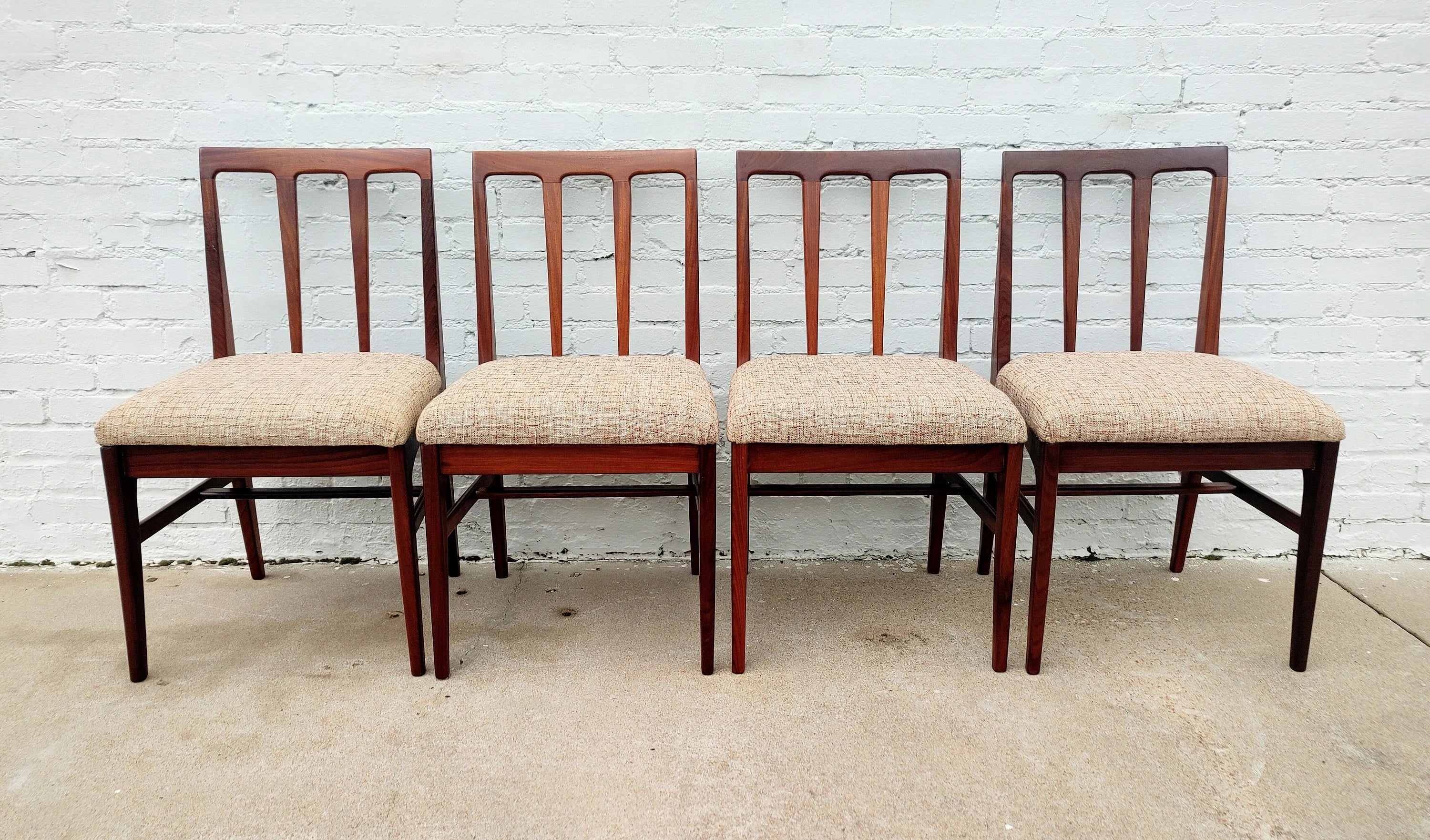 Mid Century English Modern Dining Chairs by Younger