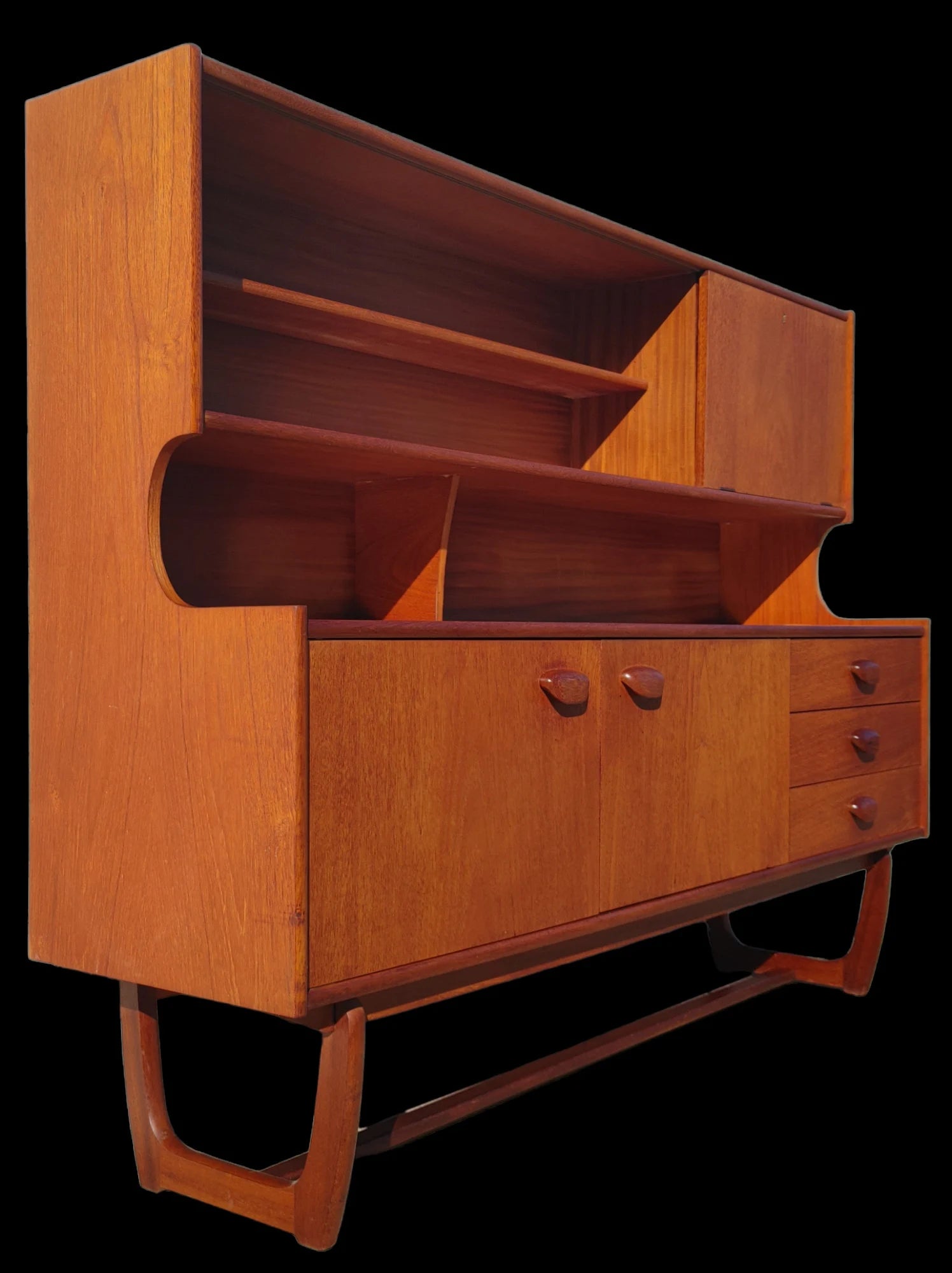 Mid Century English Modern Teak Hutch by G Plan