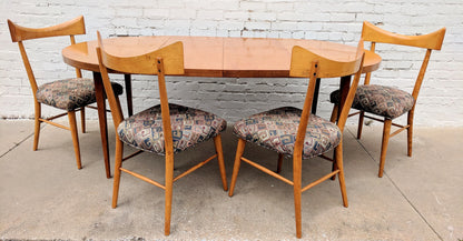 Mid Century Modern Paul McCobb Table and Bowtie Chairs