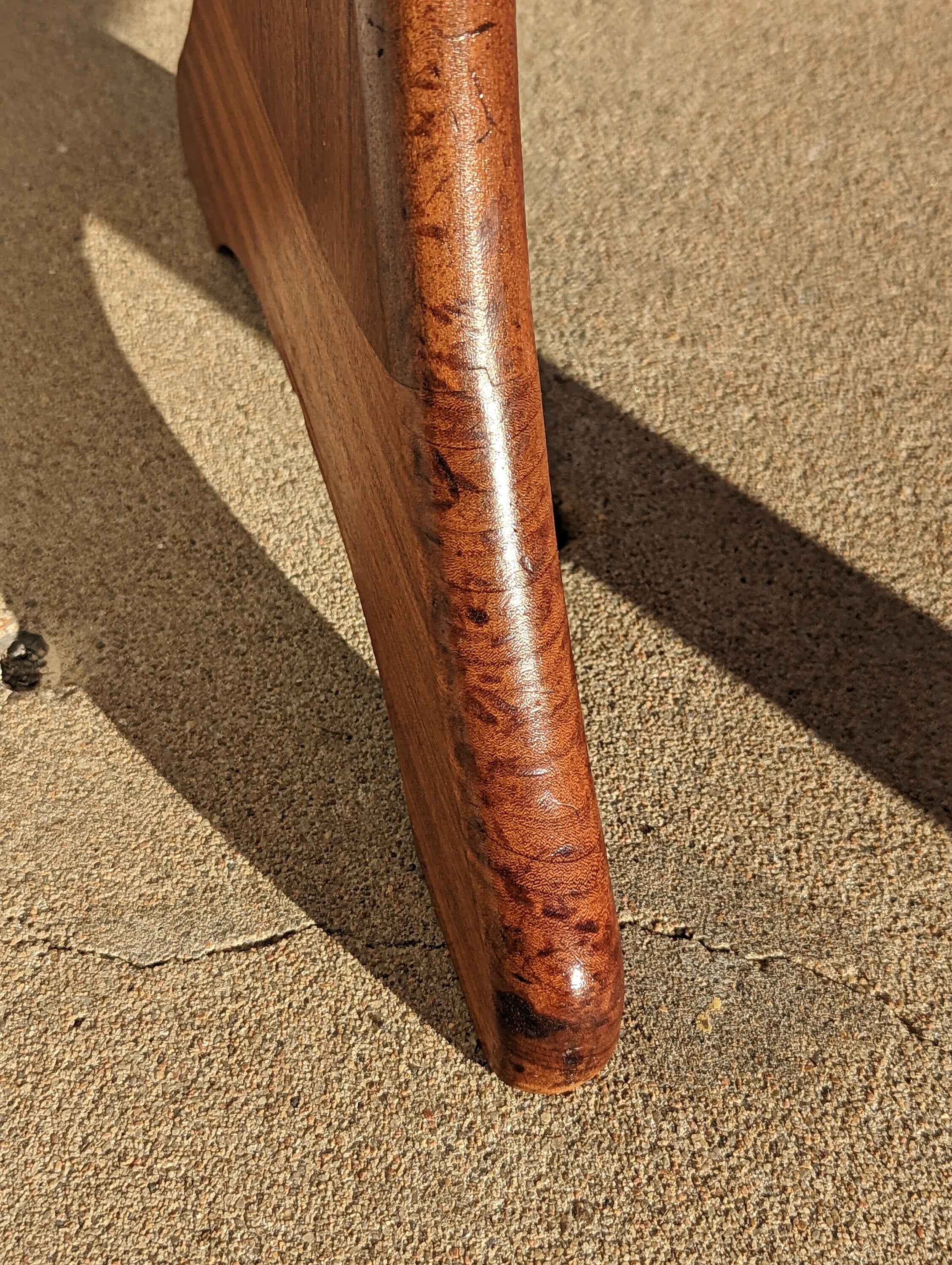Mid Century English Modern Drop Leaf Dining Table