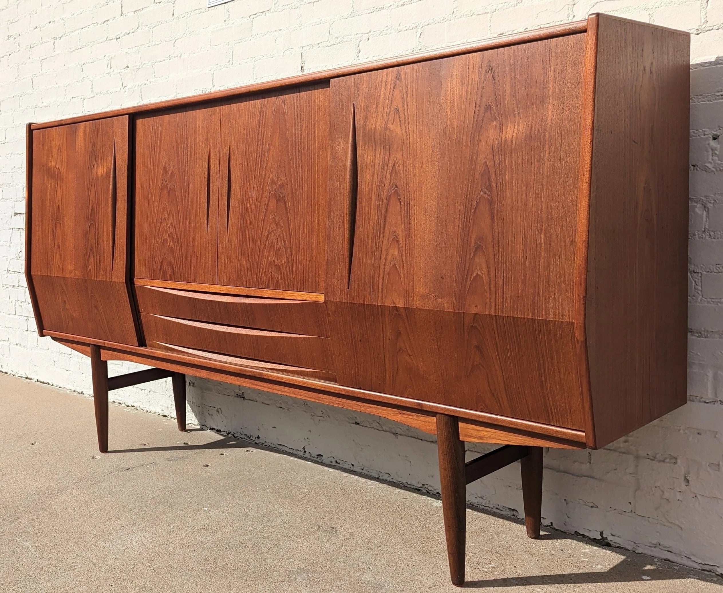 Mid Century Danish Modern Teak Cocktail Cabinet