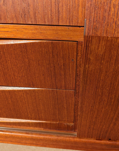 Mid Century Danish Modern Teak Cocktail Cabinet