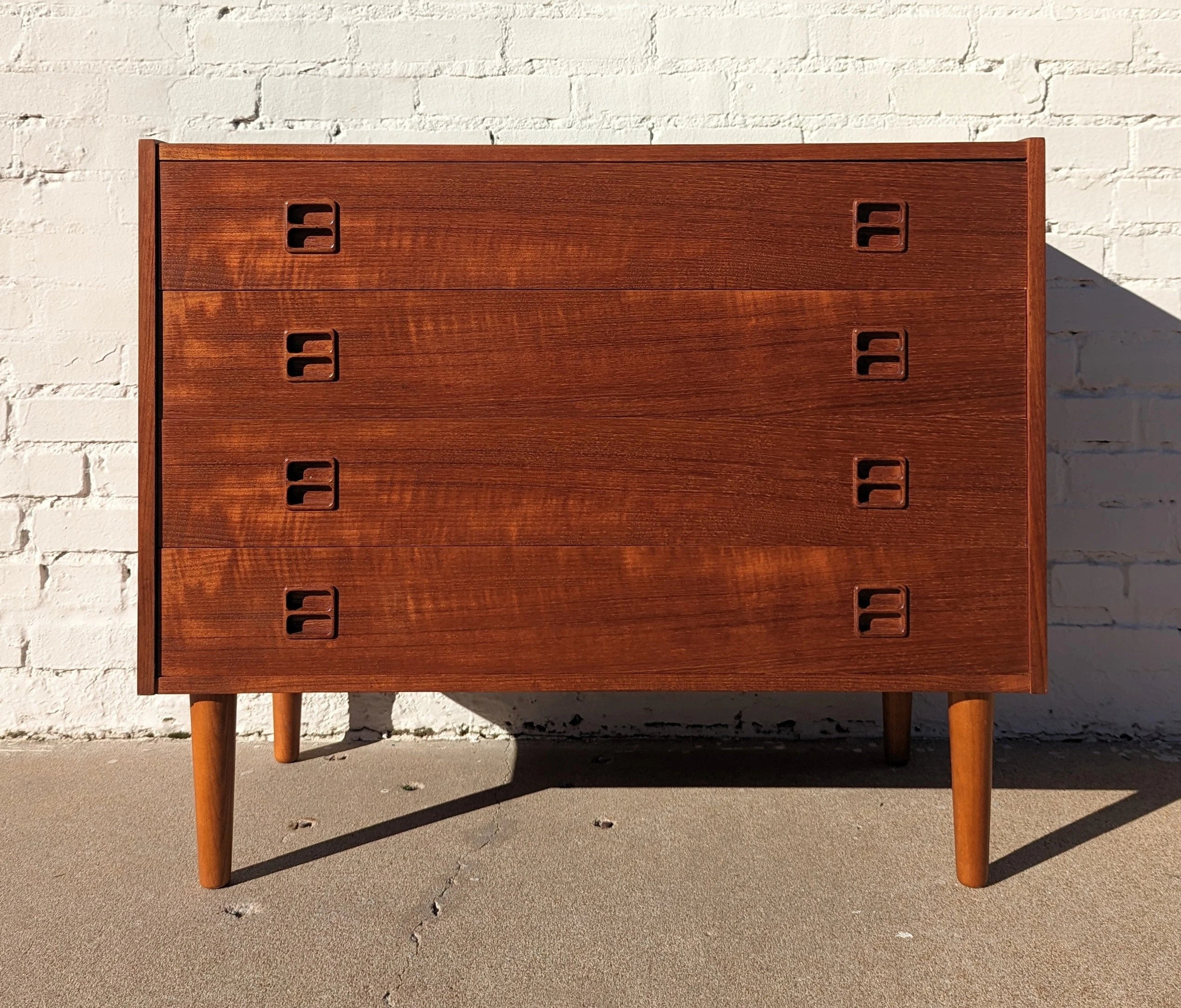 Mid Century Danish Modern Teak Dresser
