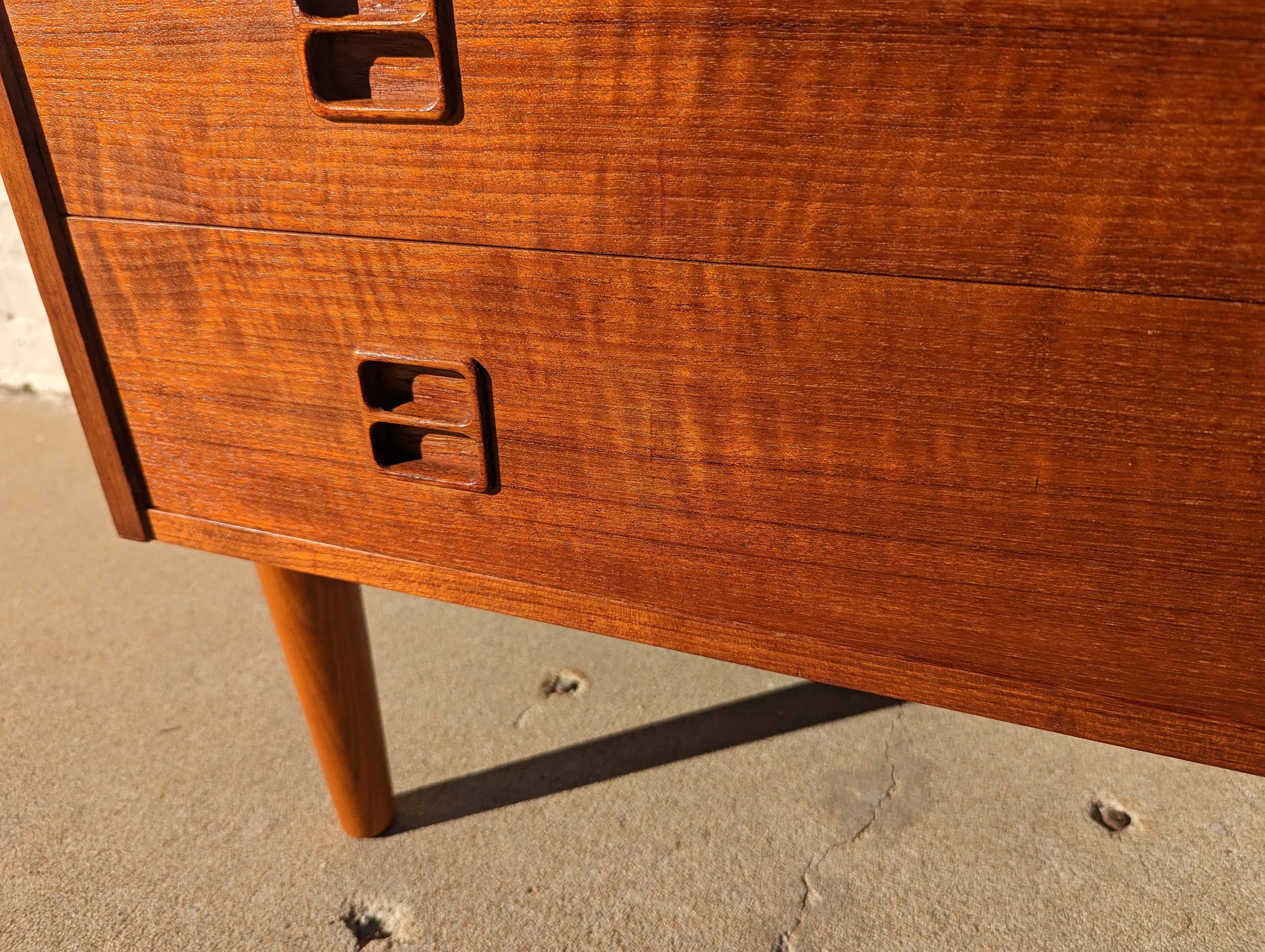 Mid Century Danish Modern Teak Dresser