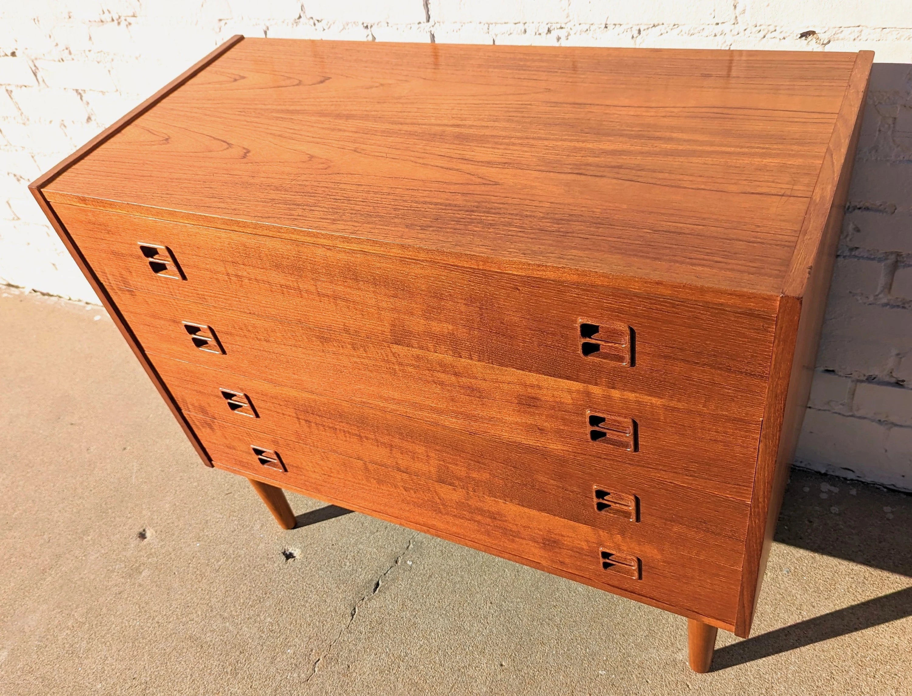 Mid Century Danish Modern Teak Dresser