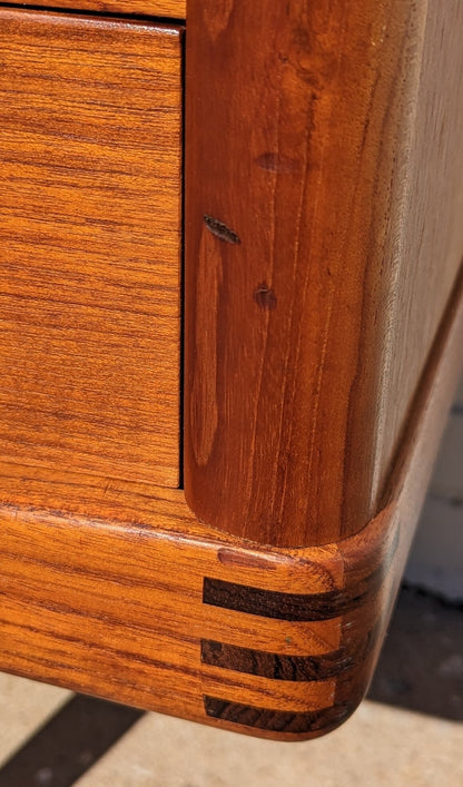 Mid Century Modern Danish Modern Teak Cocktail Cabinet by Bramin