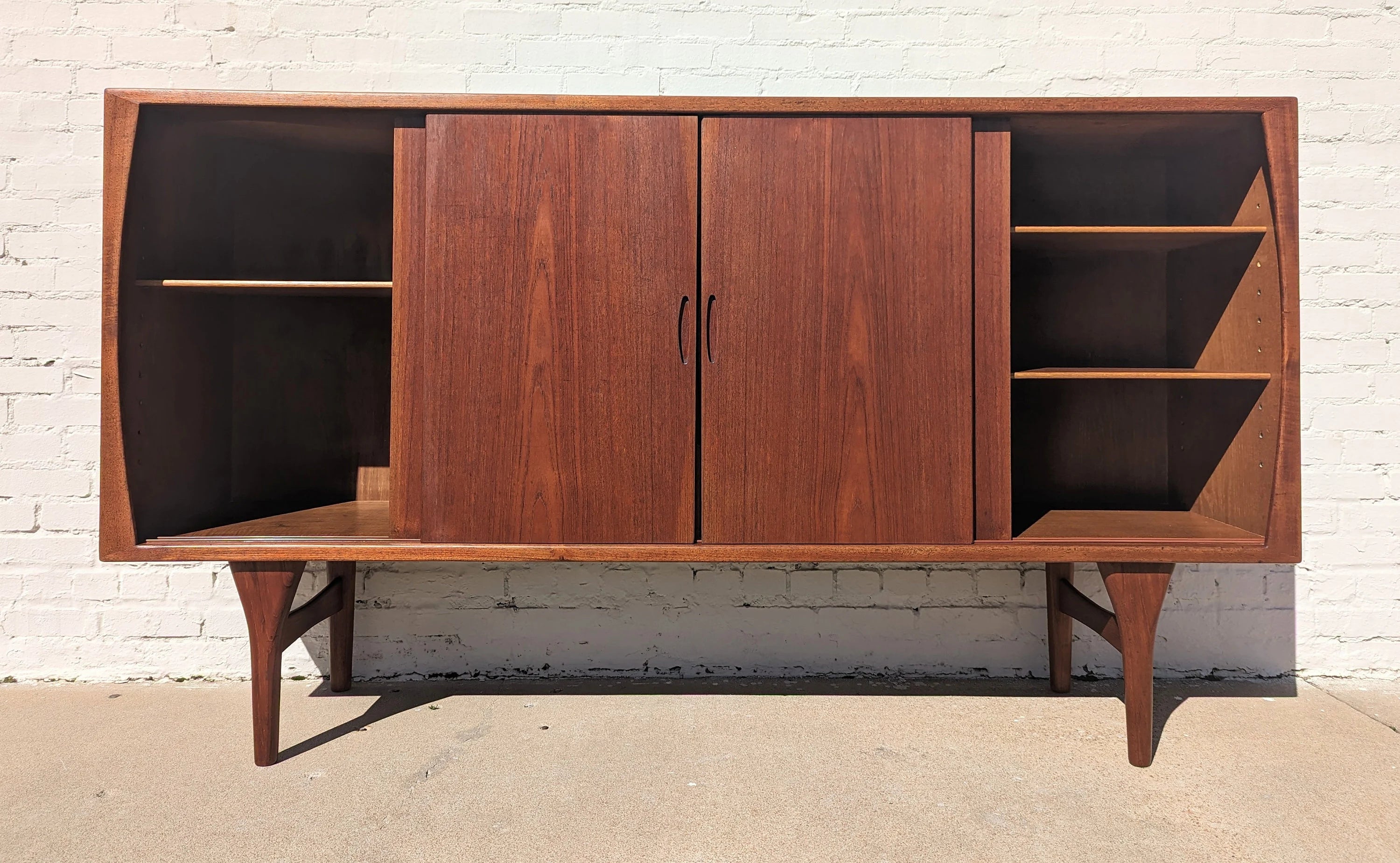 Mid Century Danish Modern Cocktail Cabinet for Bruno Hansen
