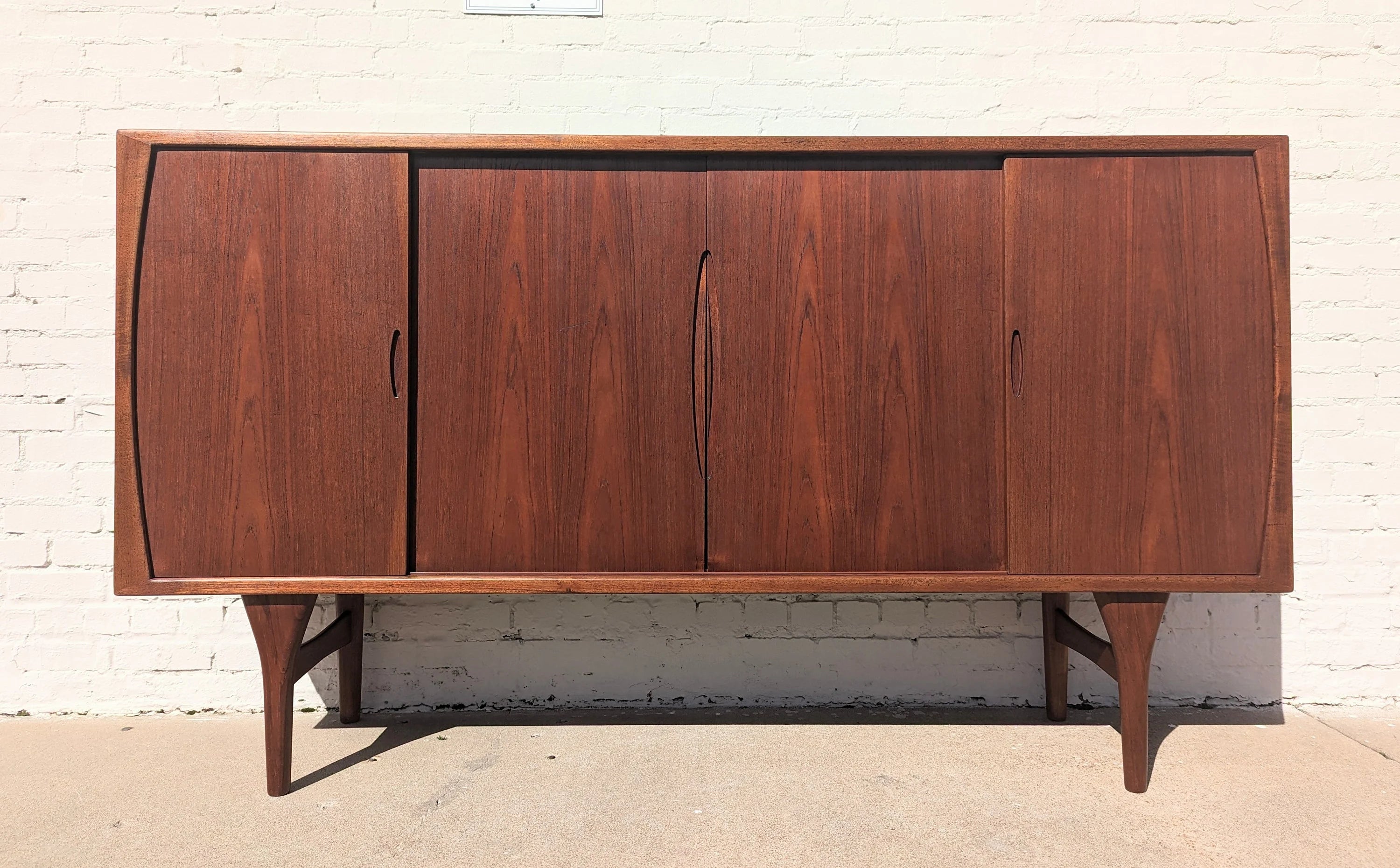 Mid Century Danish Modern Cocktail Cabinet for Bruno Hansen