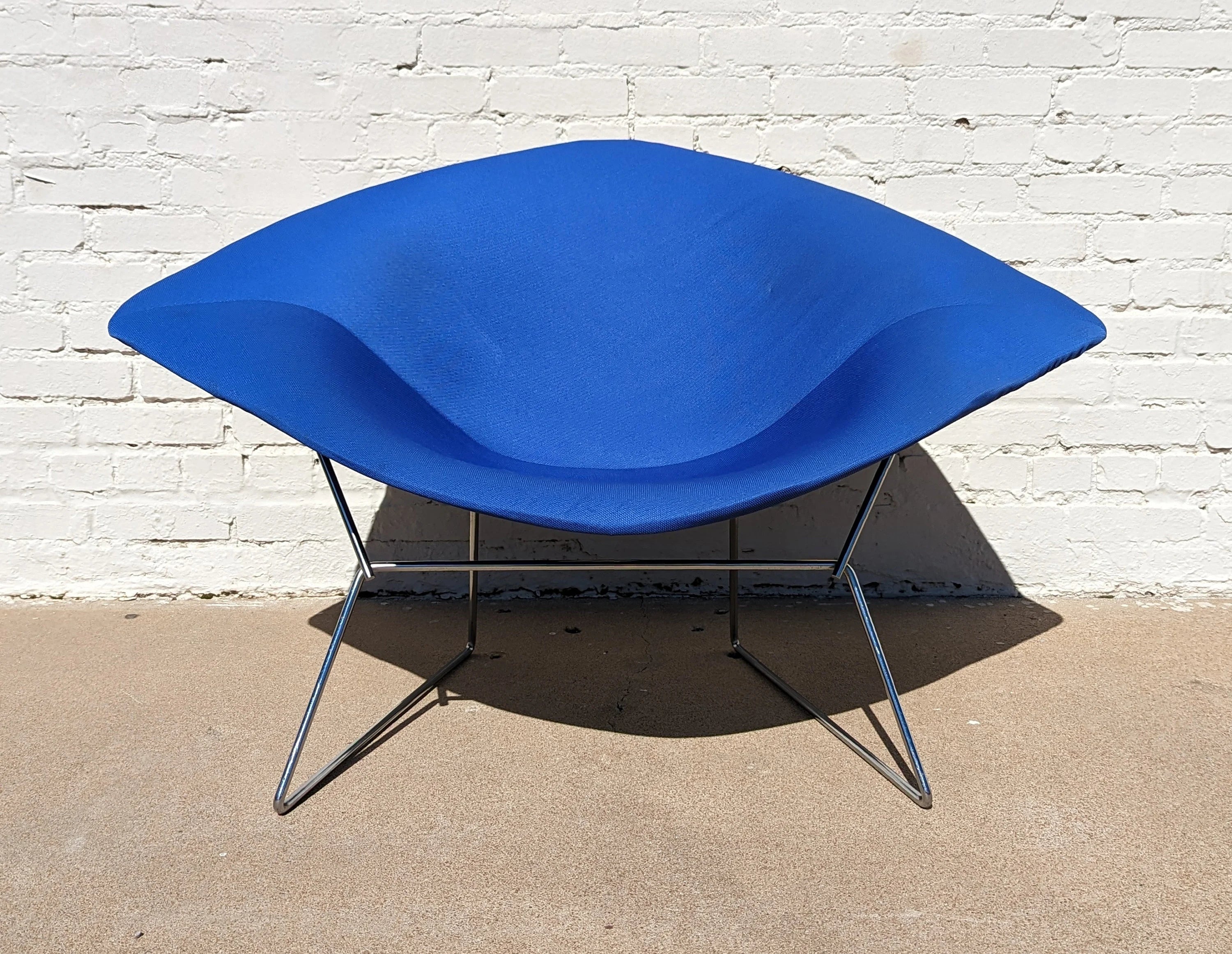 Mid Century Modern Bertoia Large Diamond Chairs