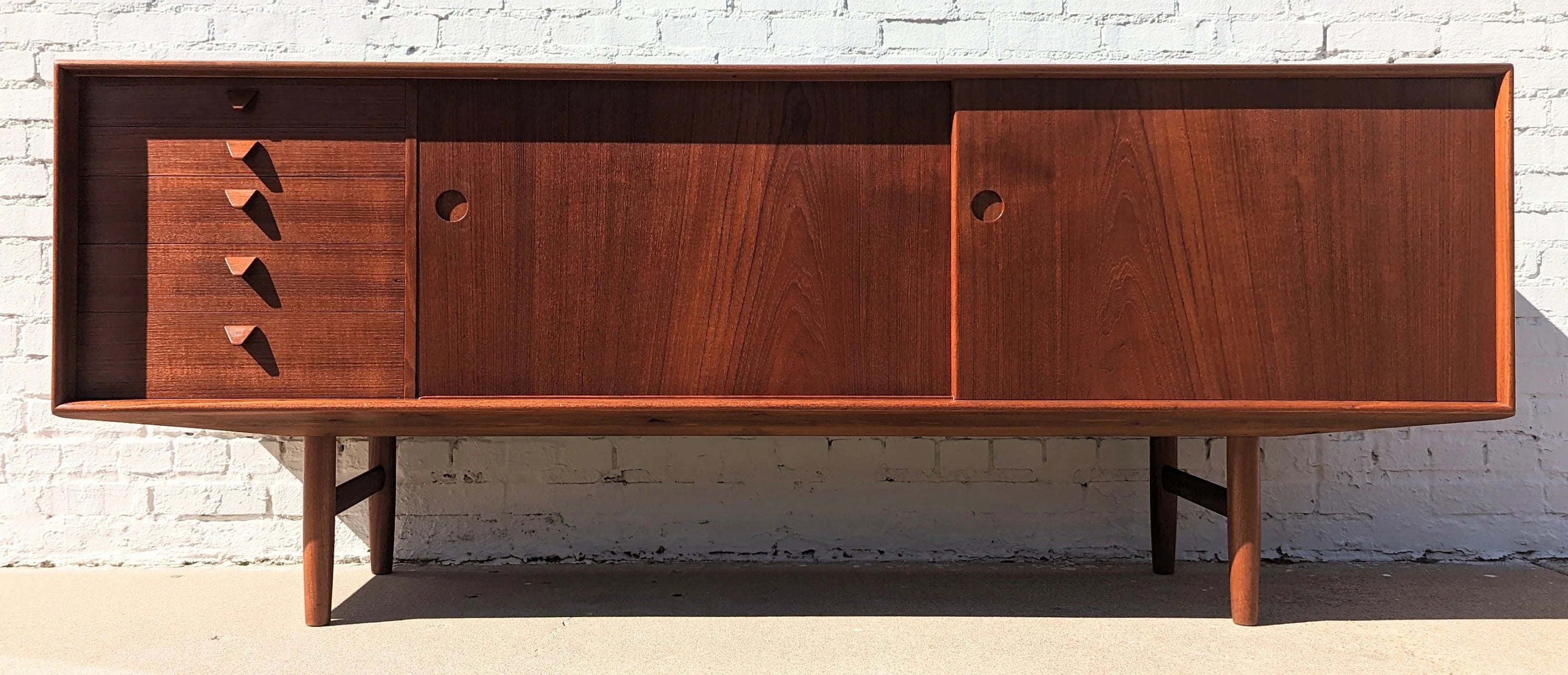 Mid Century Danish Modern Sideboard by Kurt Ostervig for KP Mobler