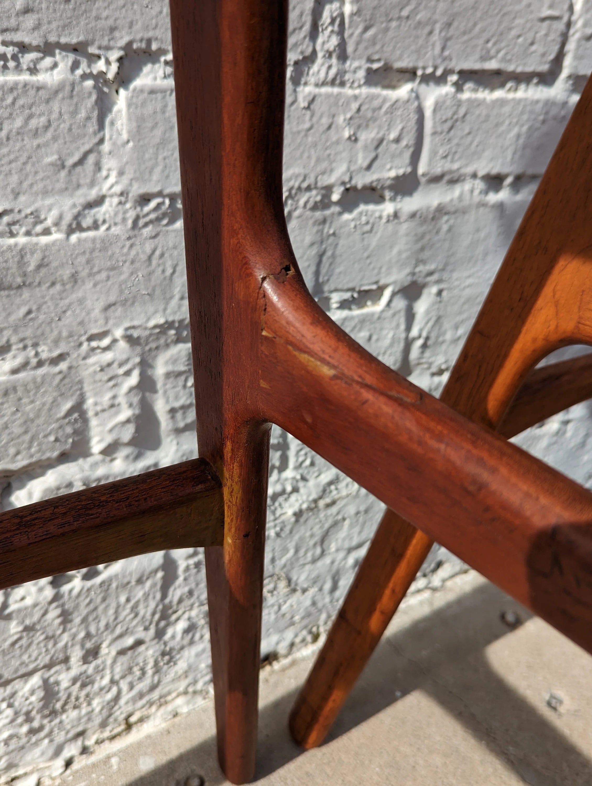 Mid Century Danish Modern Eric Buch Teak Barstools