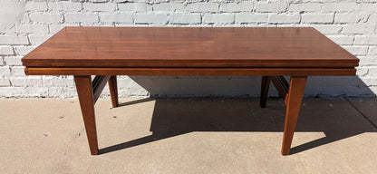 Mid Century English Modern Teak Elevator Table by Trioh