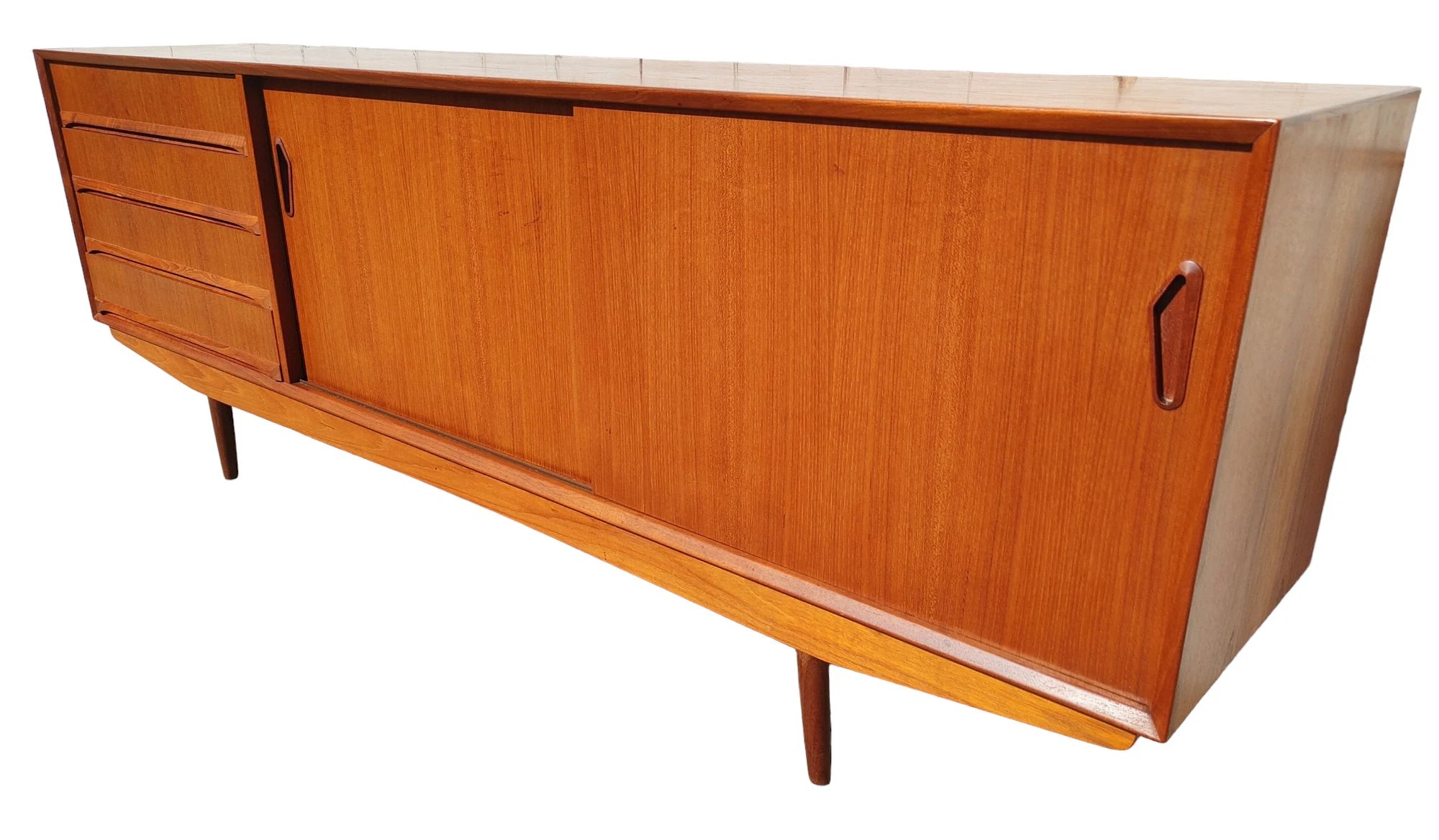 Mid Century Modern Danish Inspired Teak Credenza