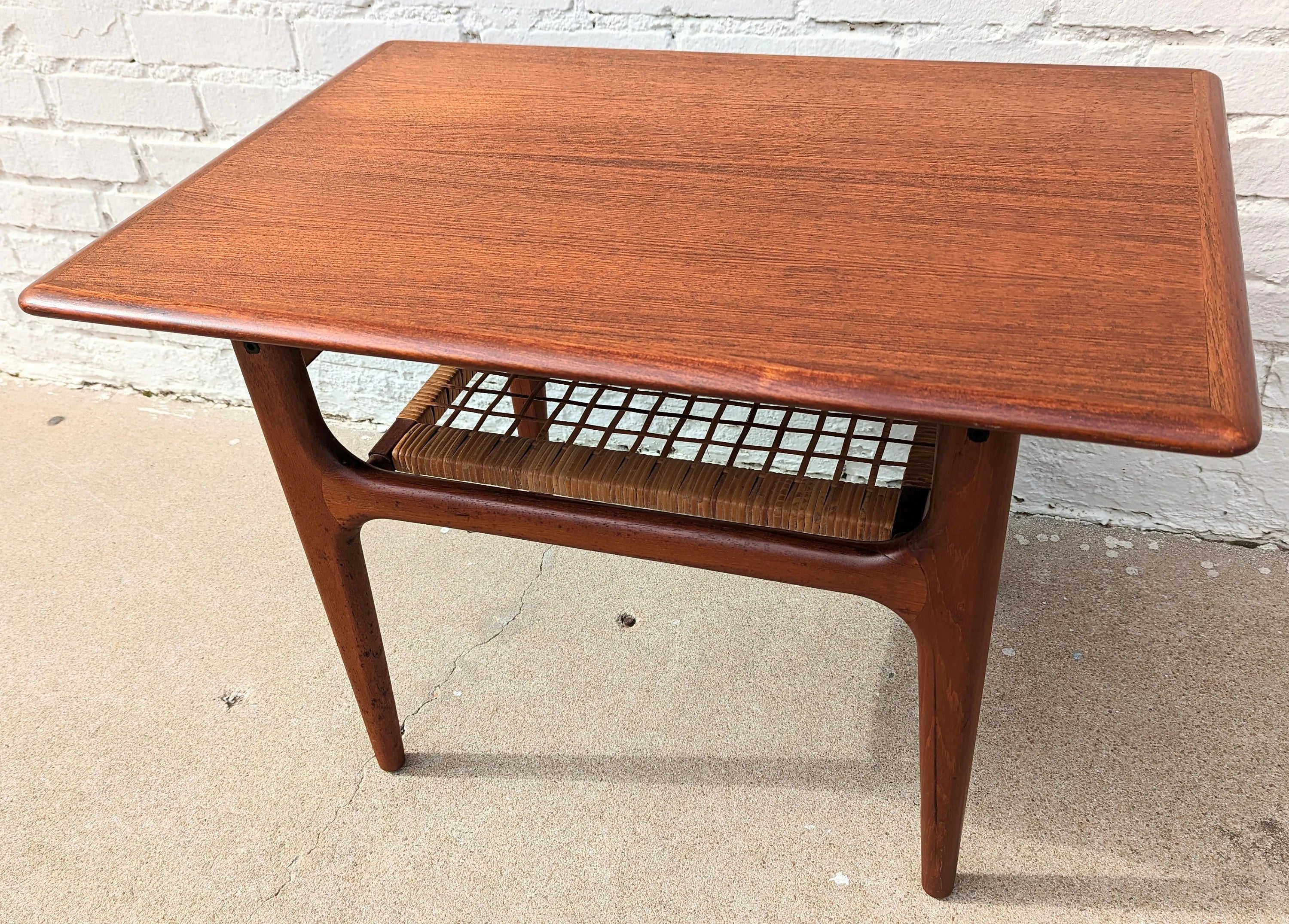 Mid Century Danish Modern Side Table by Trioh