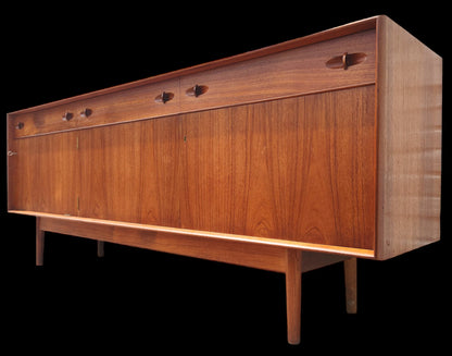 Mid Century English Modern Teak Sideboard