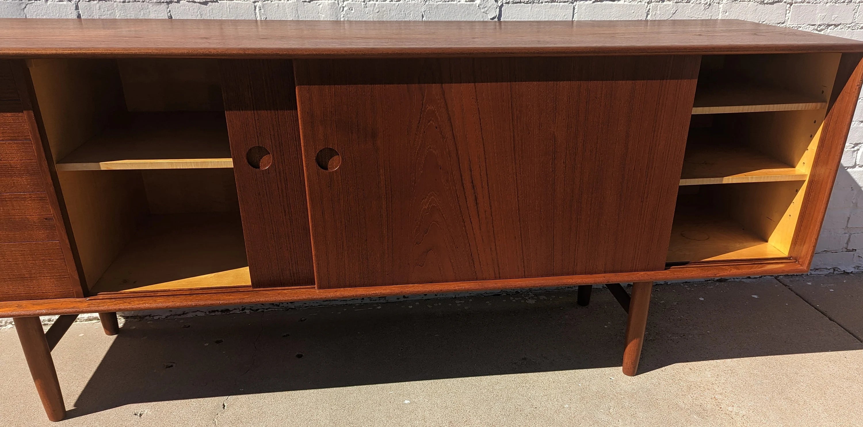 Mid Century Danish Modern Sideboard by Kurt Ostervig for KP Mobler