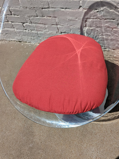 Modern Acrylic Lucite Swivel Chair by Kartell