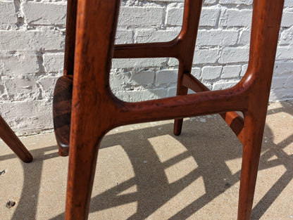 Mid Century Danish Modern Eric Buch Teak Barstools