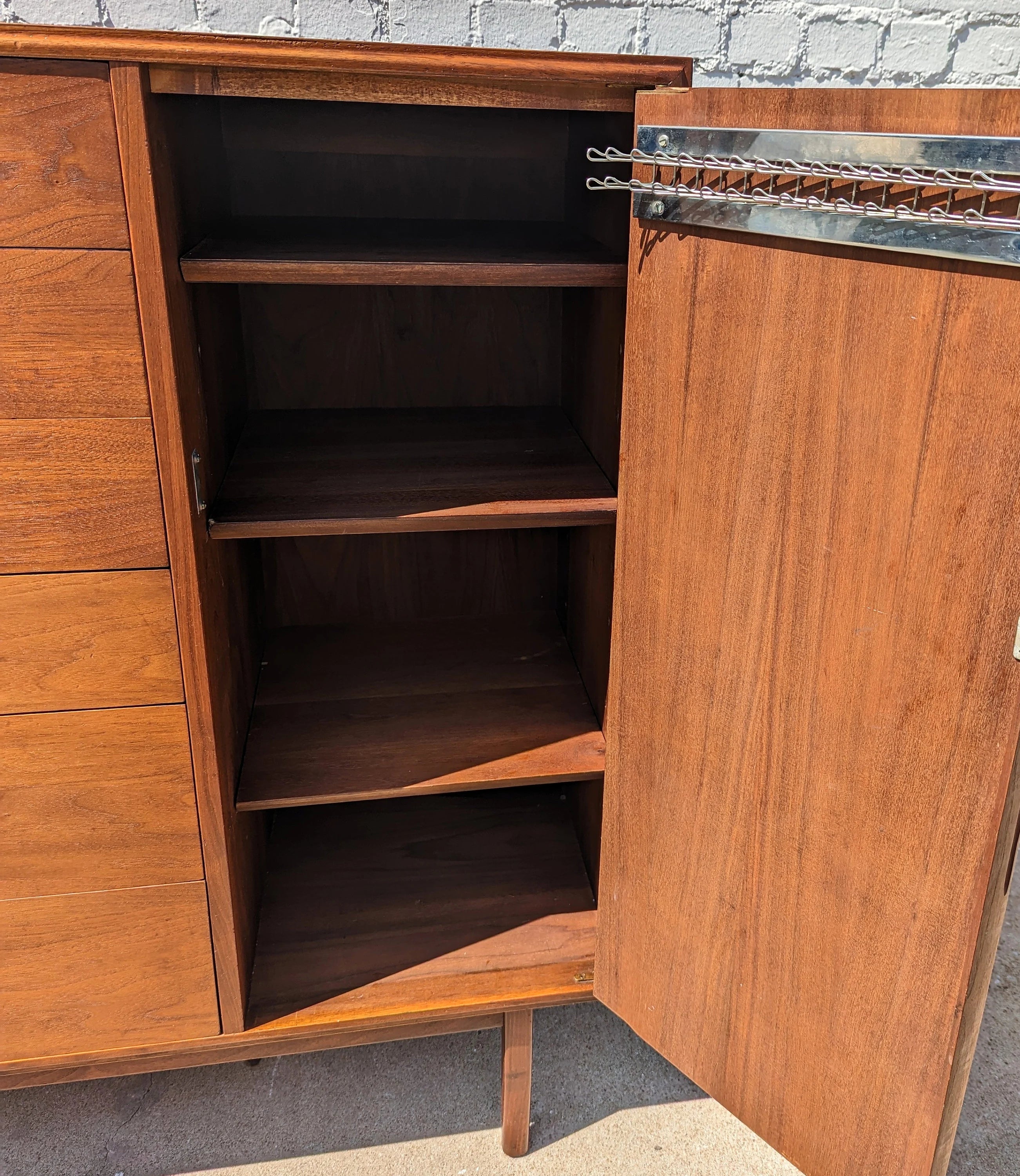 Mid Century Modern Walnut Cabinet by Jack Cartwright for Founders