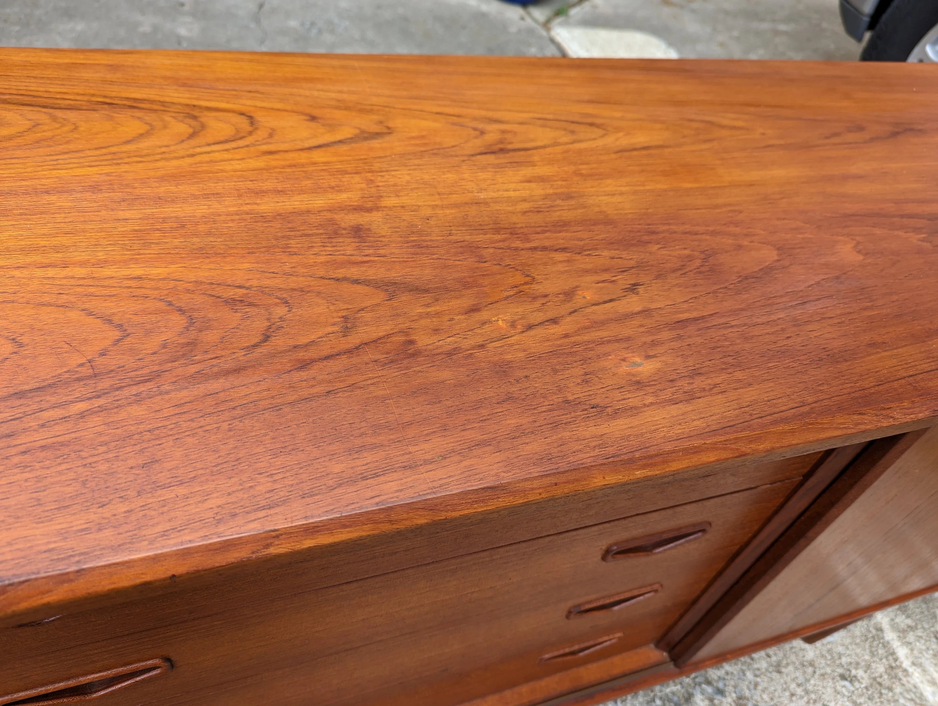 Mid Century Modern Clausen and Son Teak Credenza