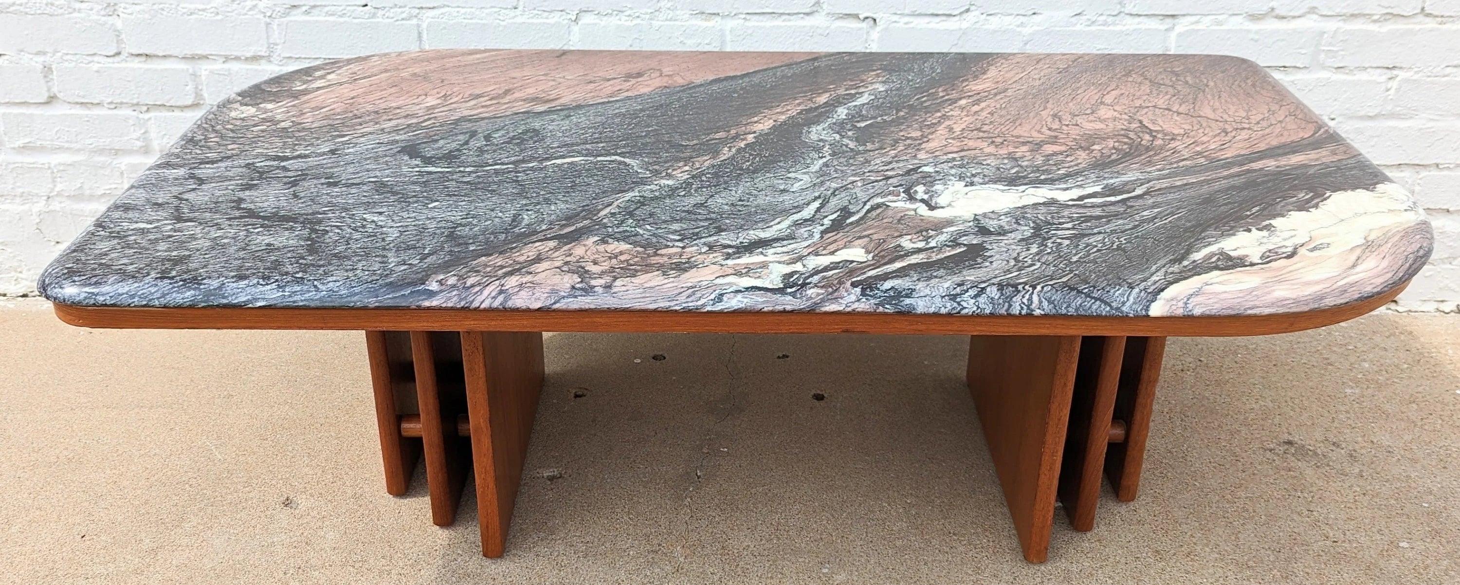 Mid Century Danish Modern Coffee Table by Marmorhuset