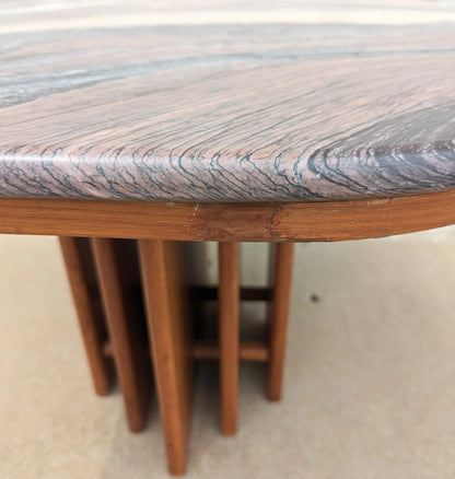 Mid Century Danish Modern Side Tables by Marmorhuset