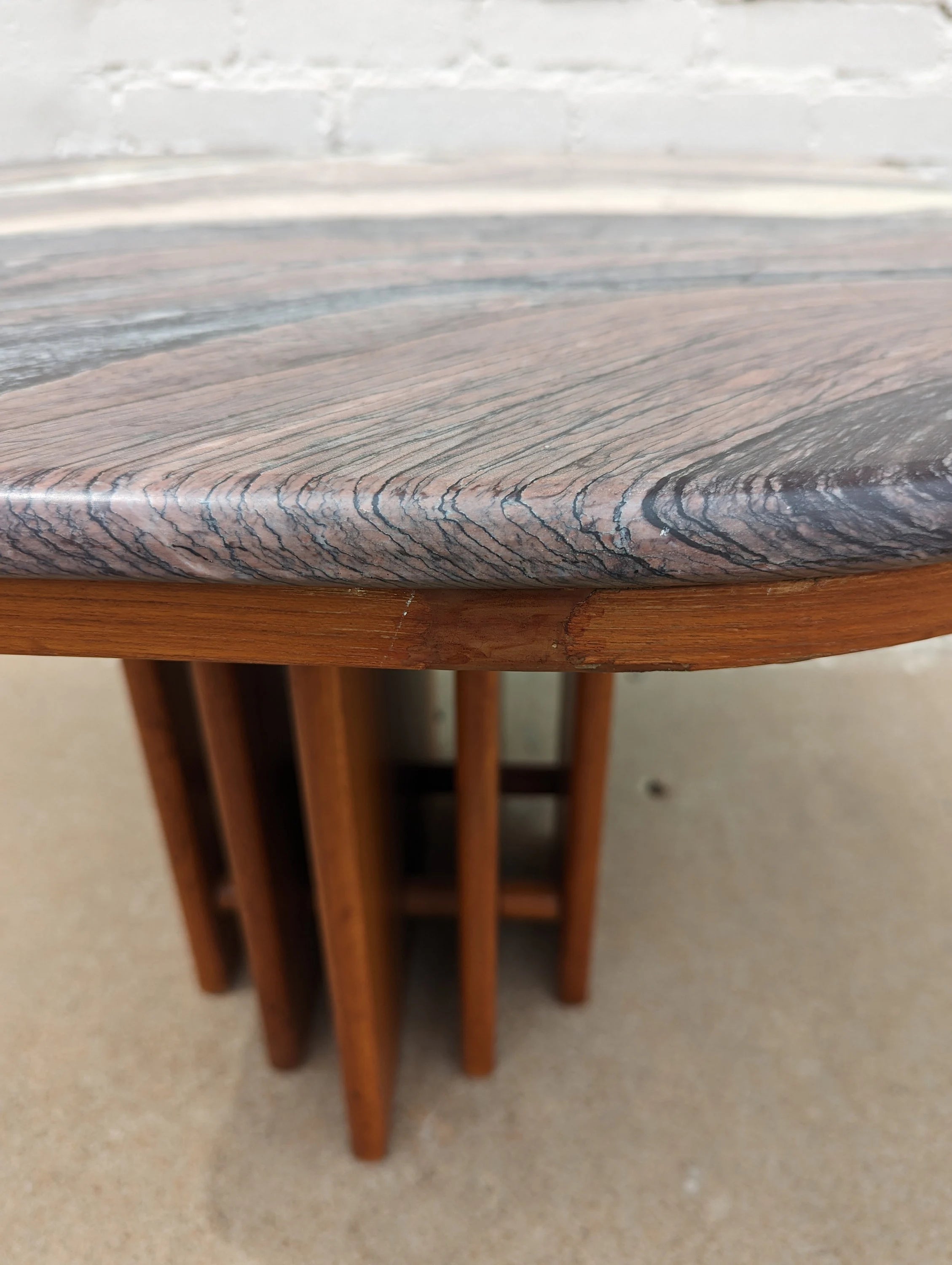 Mid Century Danish Modern Side Tables by Marmorhuset