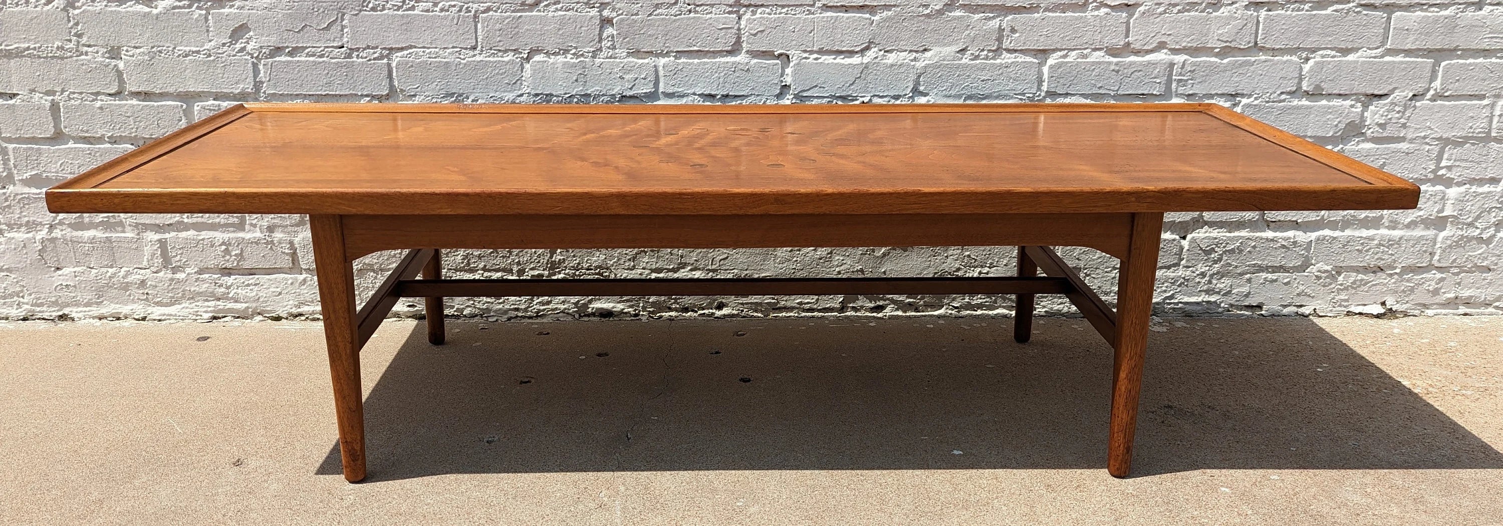 Mid Century Modern Drexel Projection Coffee Table by Kip Stewart