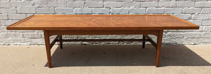 Mid Century Modern Drexel Projection Coffee Table by Kip Stewart