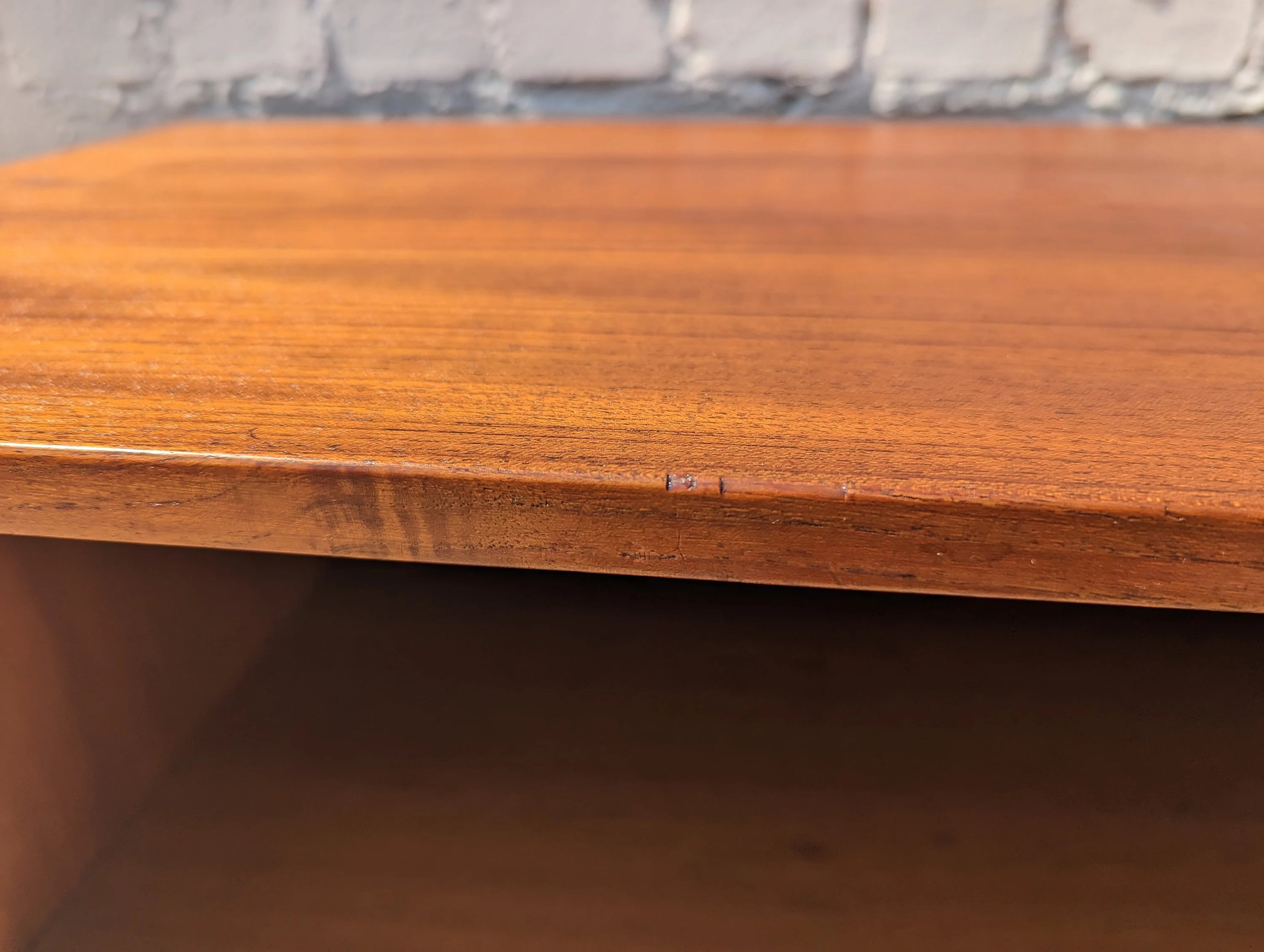 Mid Century Danish Modern Tambour Door Cabinet