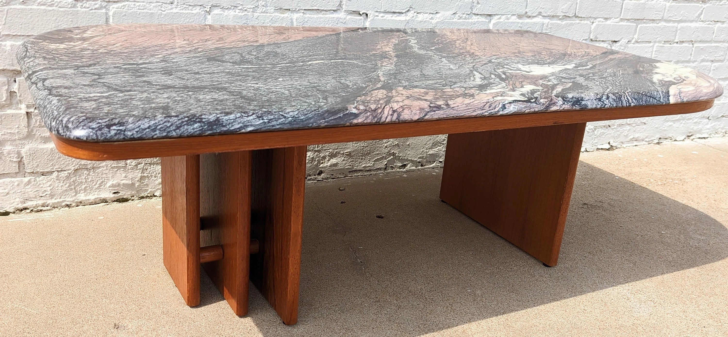 Mid Century Danish Modern Coffee Table by Marmorhuset