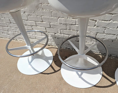 Mid Century Modern Burke Tulip Barstools
