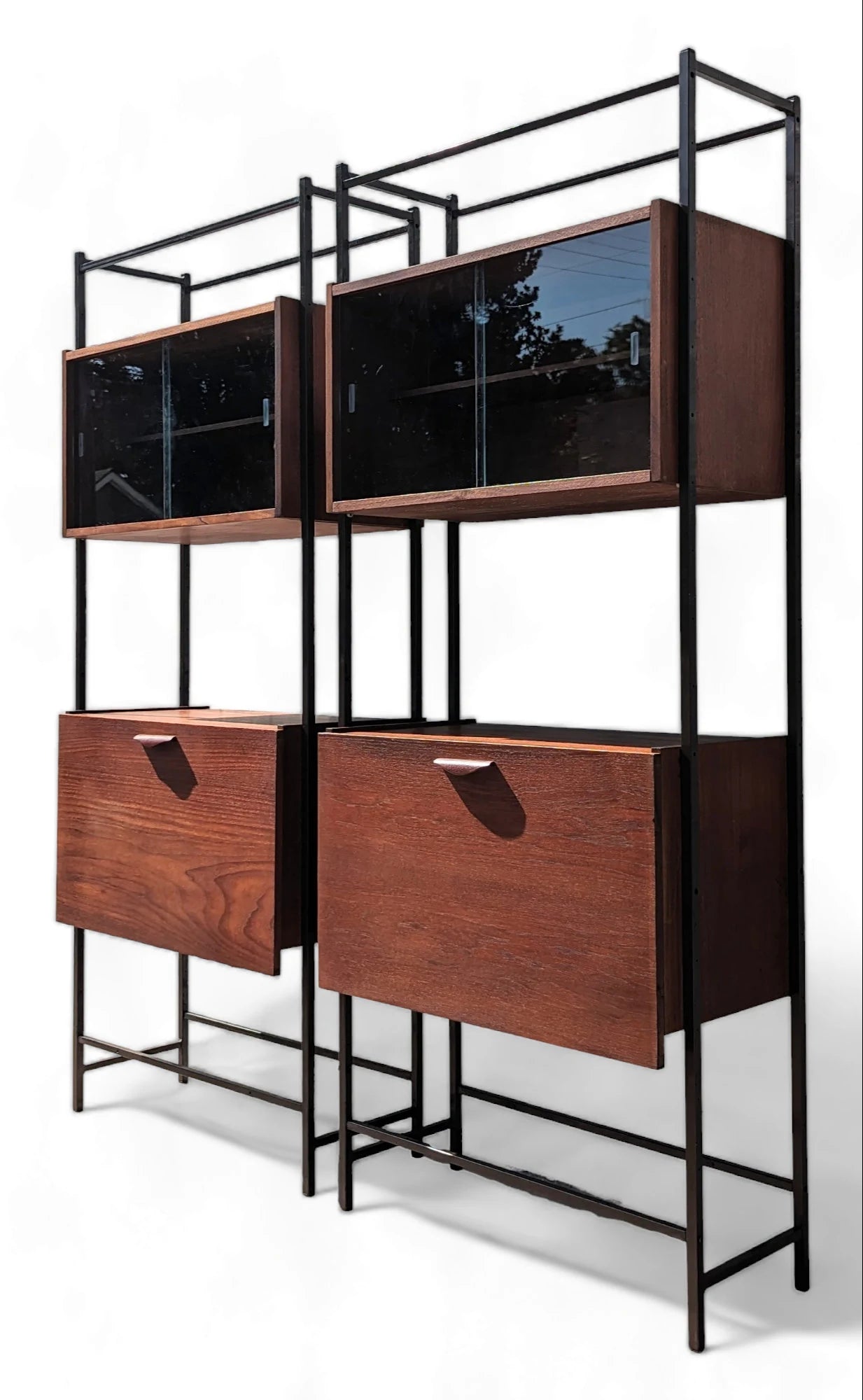 Mid Century Modern Teak Wall Units