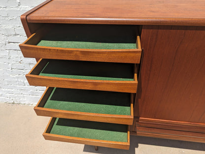Mid Century Danish Modern Teak Cocktail Cabinet