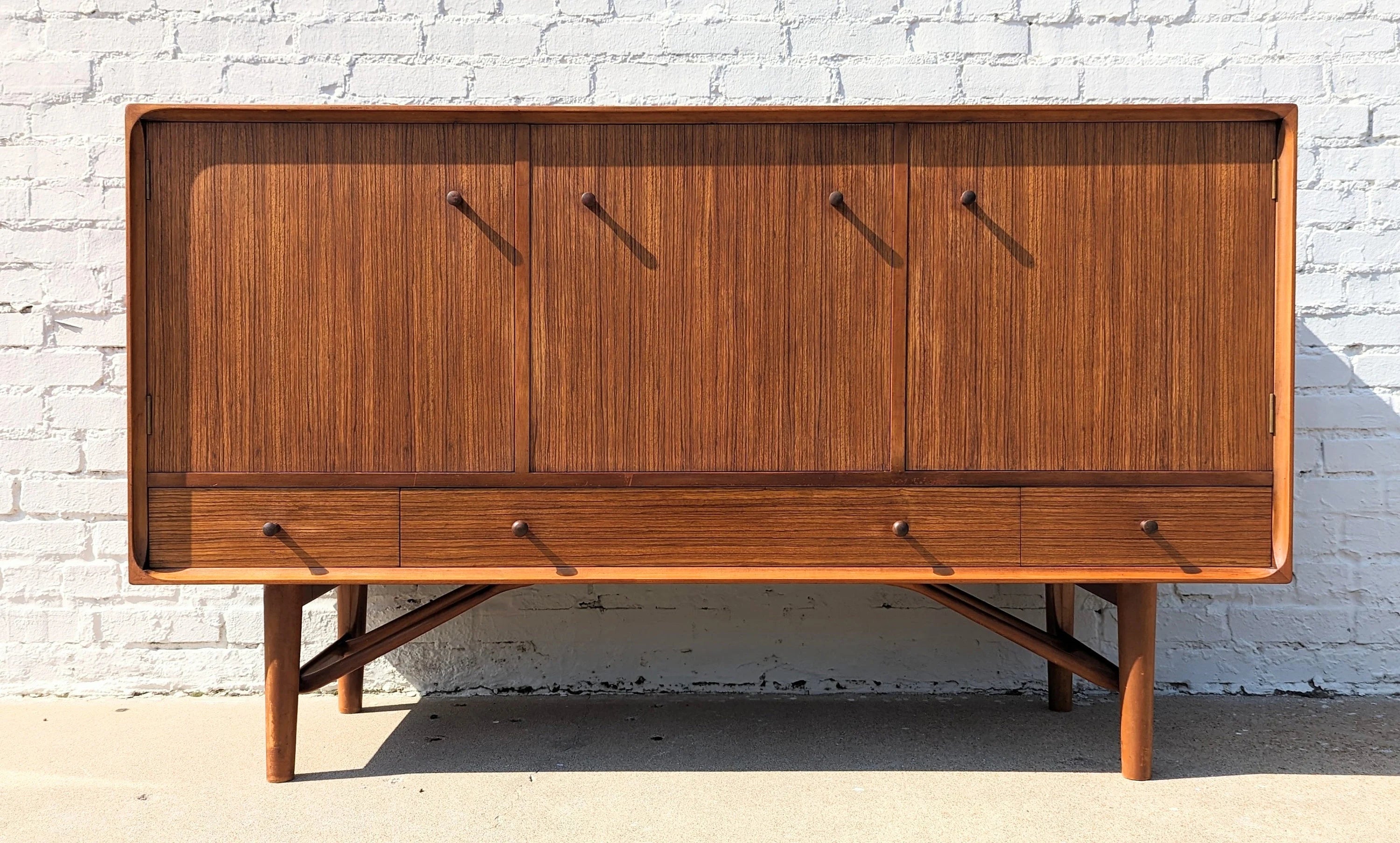Mid Century English Modern Teak Sideboard