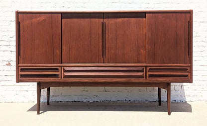 Mid Century Danish Modern Teak Cocktail Cabinet