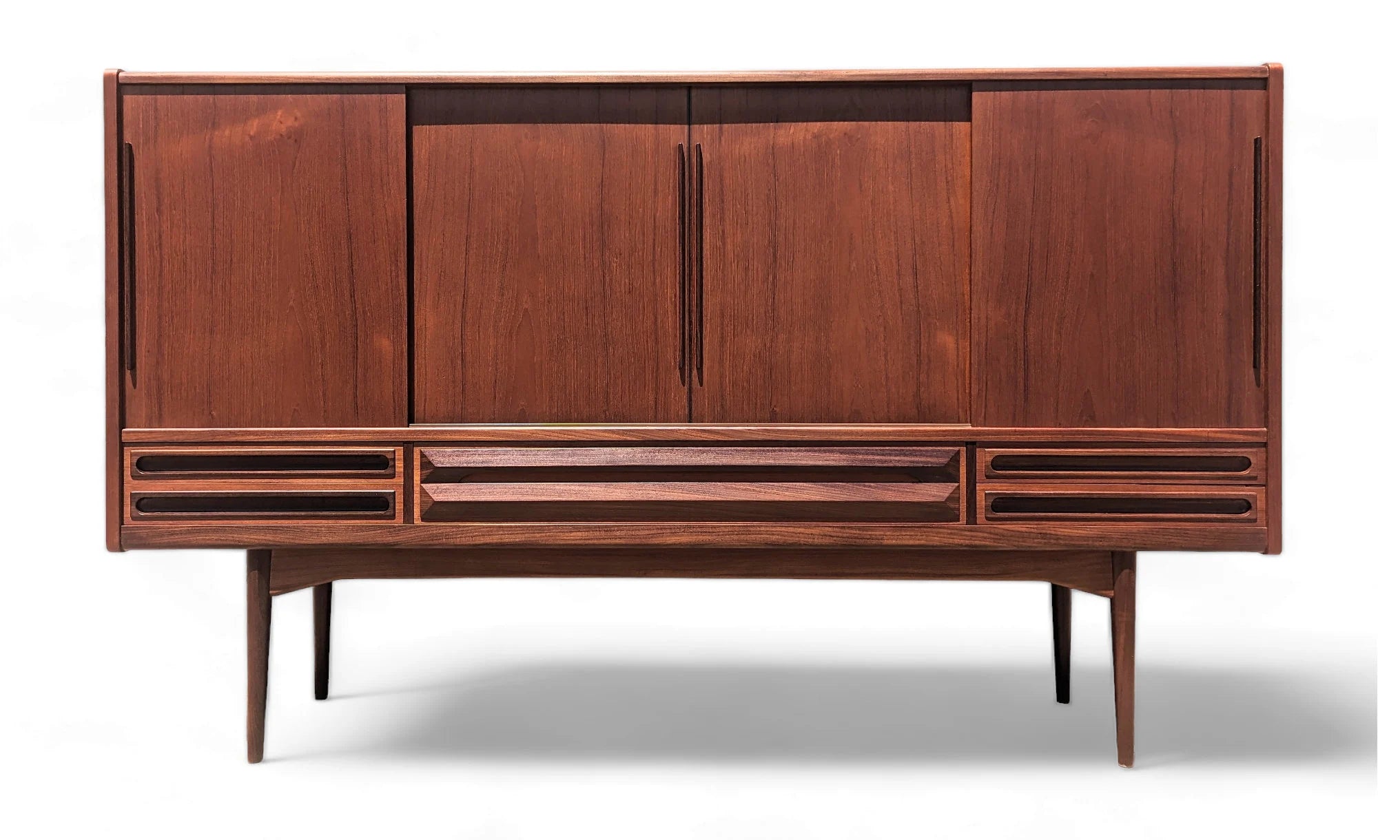 Mid Century Danish Modern Teak Cocktail Cabinet