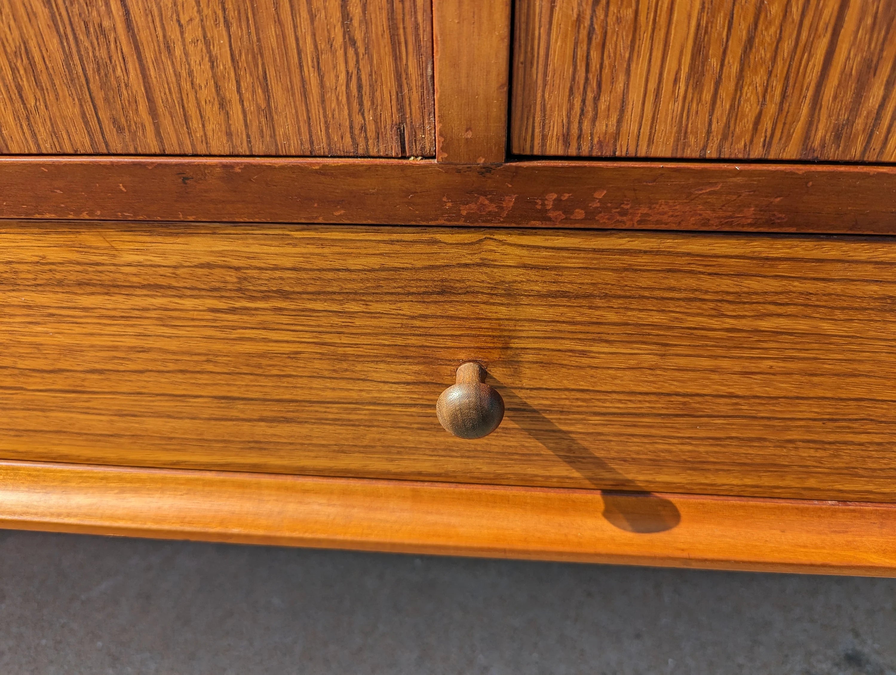 Mid Century English Modern Teak Sideboard