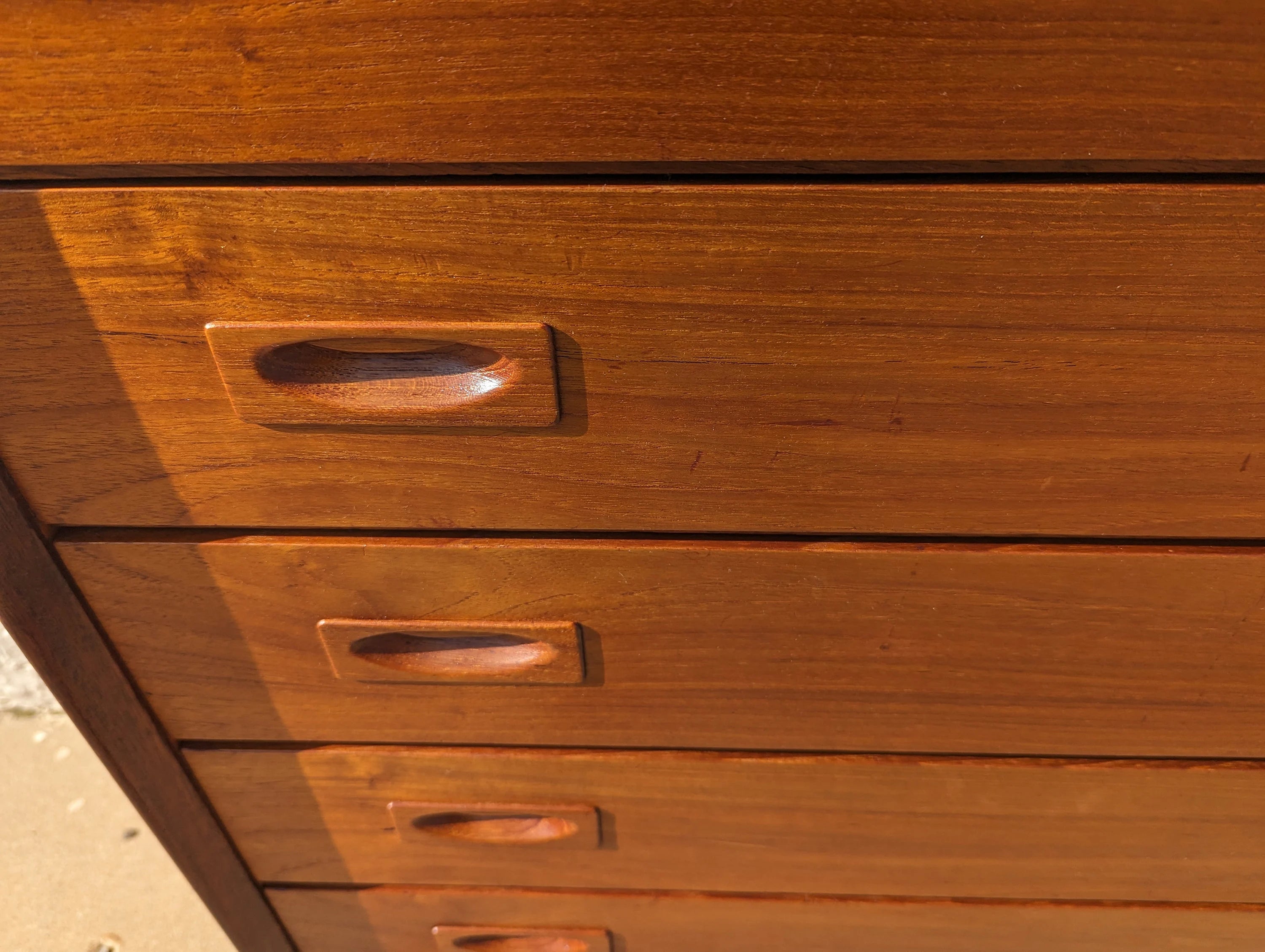 Mid Century Danish Modern Teak Dresser