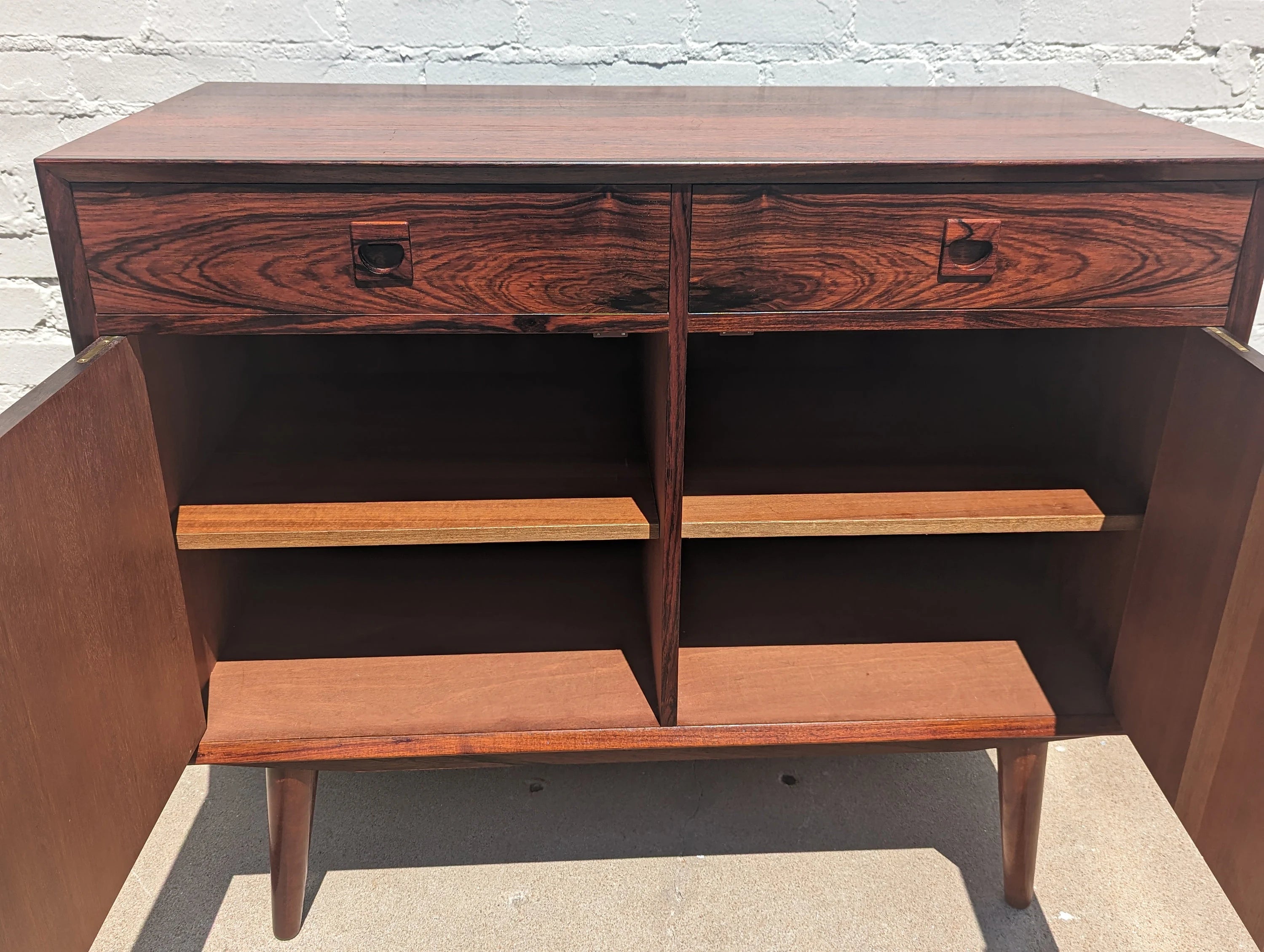 Mid Century Danish Modern Rosewood Cabinet